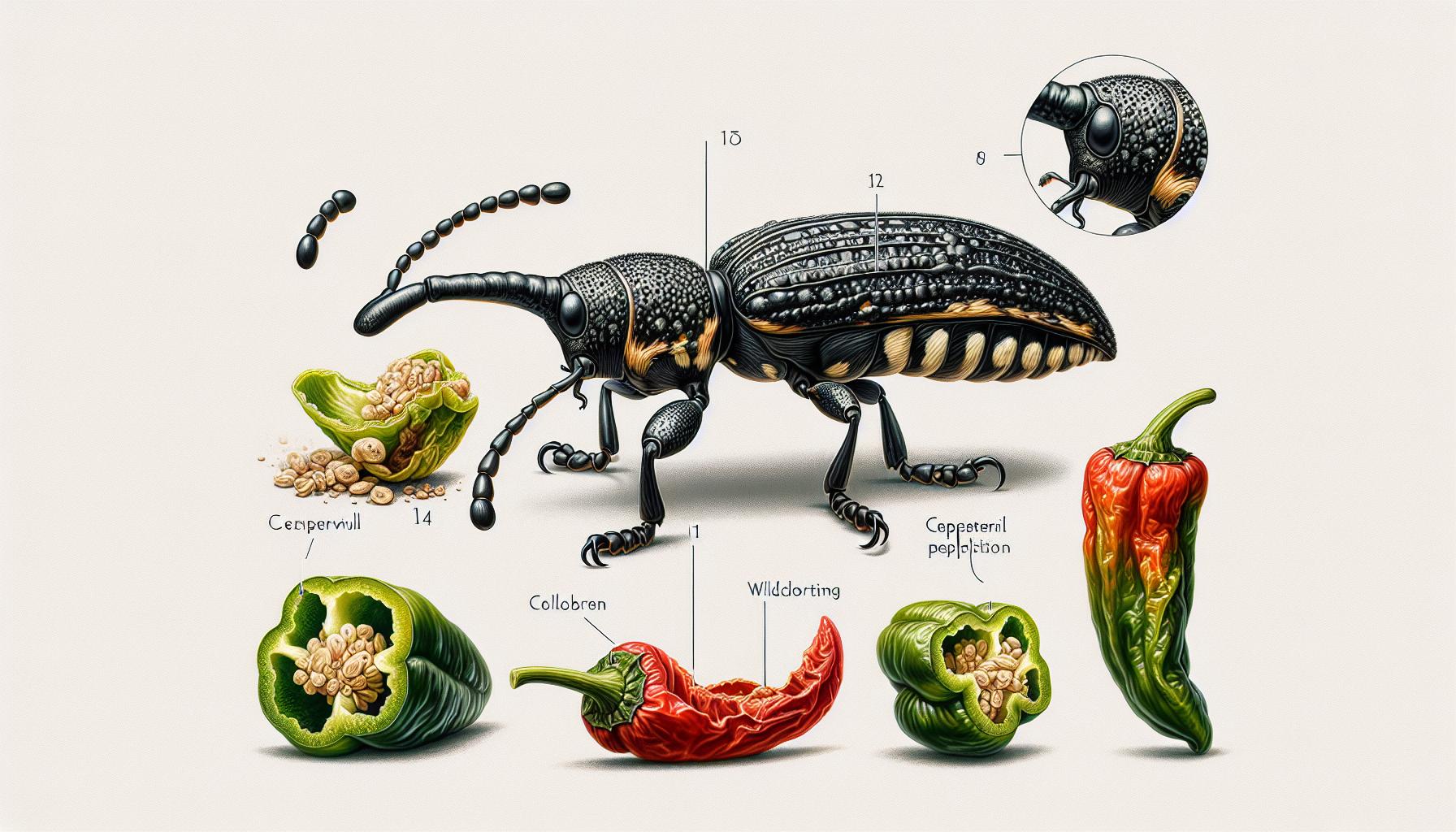 Zaviječ paprikový: Příznaky a identifikace