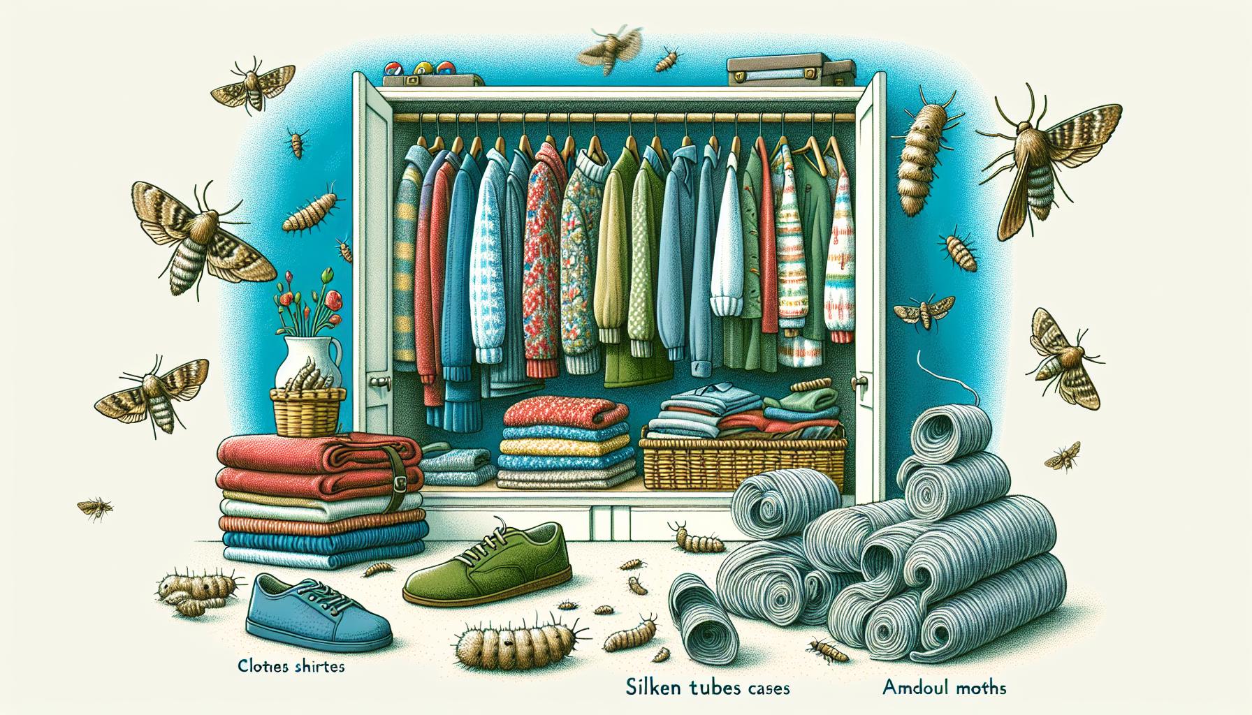 Mol šatní hubení: Efektivní metody, které fungují! 1 Příznaky napadení moly šatními